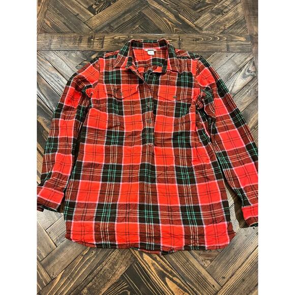 Duluth Flannel Shirt Women Small Lumberjack Cowgirl Hiking Camping Buttons Trip - Picture 1 of 8